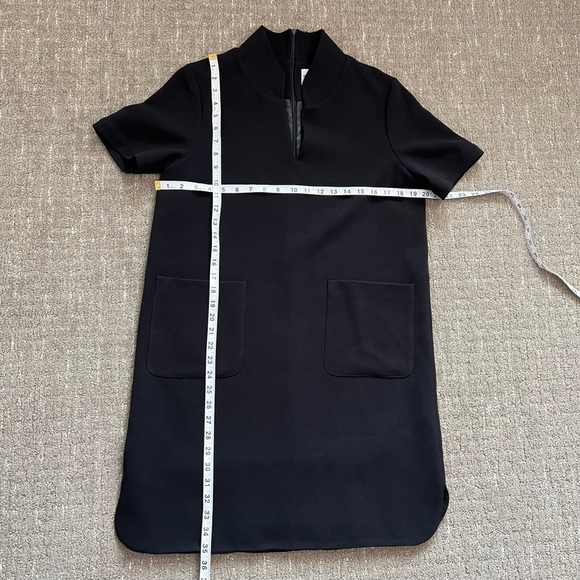 Patty Kim Simone Short Sleeve Shift Dress Black Size Small - Picture 3 of 9